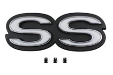 1969 TRUNK EMBLEM, "SS"